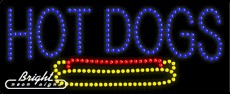 Hot Dogs LED Sign