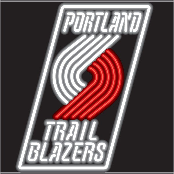 Portland Trail Blazers Neon Sign