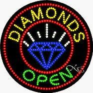 Diamonds LED Sign