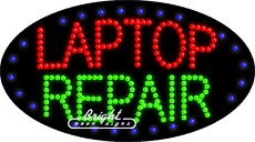 Laptop Repair LED Sign