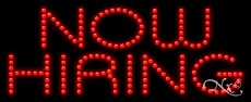 Now Hiring LED Sign