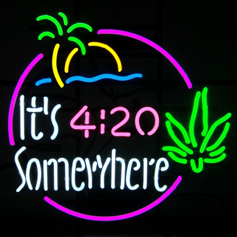 Its 4:20 Somewhere Neon Sign