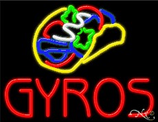 Gyros Business Neon Sign