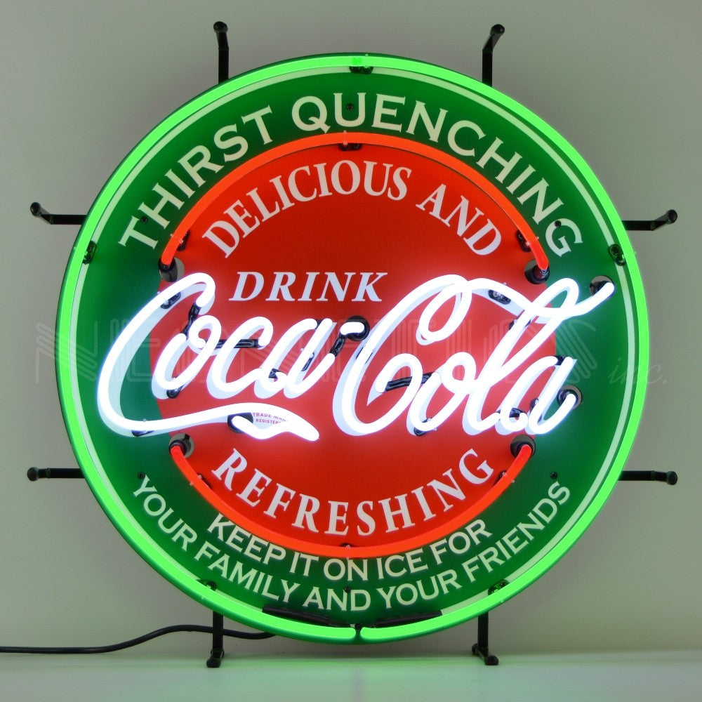 Coca Cola Evergreen Neon Sign