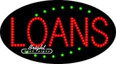 Loans LED Sign