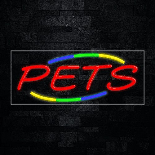 Pets Flex-Led Sign