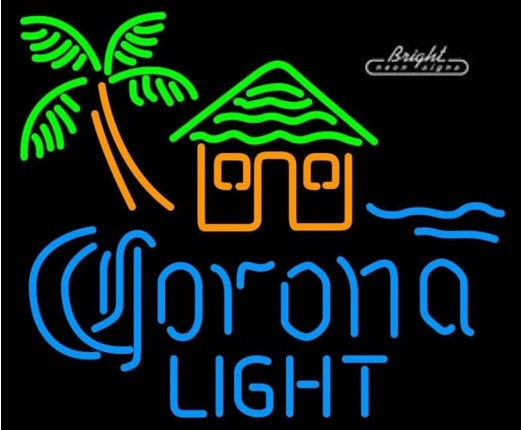 Corona Light Tiki Neon Sign