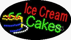 Ice Cream Cakes LED Sign