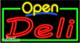 Deli Open Neon Sign