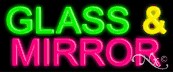 Glass & Mirror Economic Neon Sign