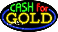Cash for Gold Neon Sign