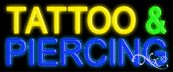 Tattoo & Piercing Economic Neon Sign