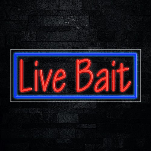 Live Bait Flex-Led Sign
