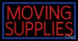 Moving Supplies LED Sign