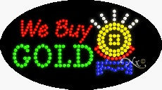 We Buy Gold LED Sign