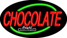 Chocolate Flashing Neon Sign