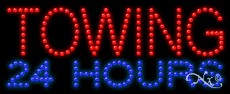 Towing 24 Hours LED Sign