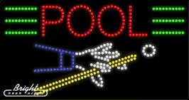 Pool LED Sign