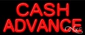 Cash Advance Economic Neon Sign