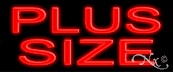 Pluz Size Economic Neon Sign