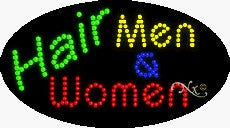 Hair Men & Women LED Sign