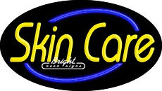 Skin Care Flashing Neon Sign