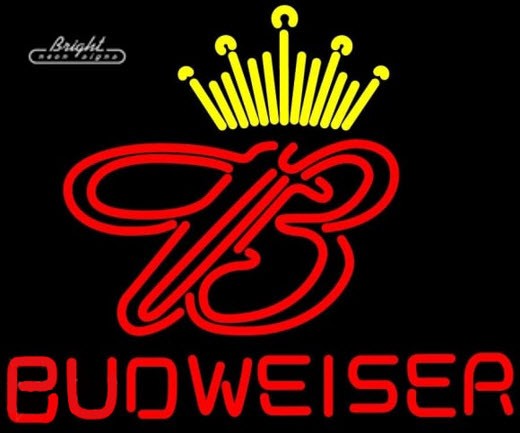 Budweiser King Of Beer Neon Sign