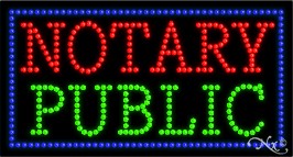 Notary Public LED Sign