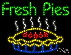 Fresh Pies LED Sign