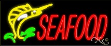 Seafood Business Neon Sign