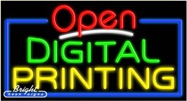 Digital Printing Open Neon Sign