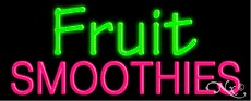 Fruit Smoothies Neon Sign