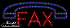 Fax LED Sign