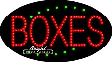 Boxes LED Sign