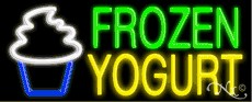 Frozen Yogurt Shop Neon Sign