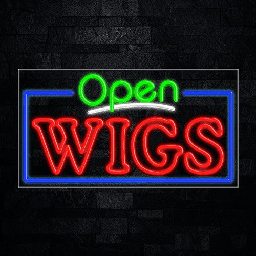 Wigs Flex-Led Sign