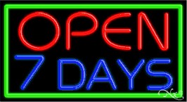 Open 7 Days Business Neon Sign