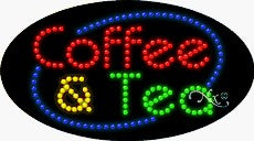 Coffee & Tea LED Sign
