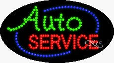 Auto Service LED Sign