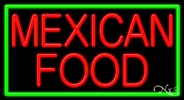 Mexican Food Business Neon Sign