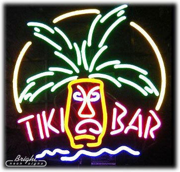 Tiki Bar Idol Neon Sign