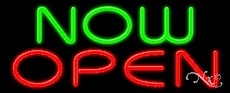 Now Open Business Neon Sign