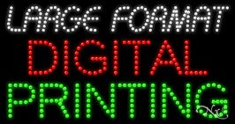 Large Format Digital Printing LED Sign