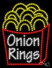 Onion Rings LED Sign