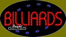 Billiards LED Sign