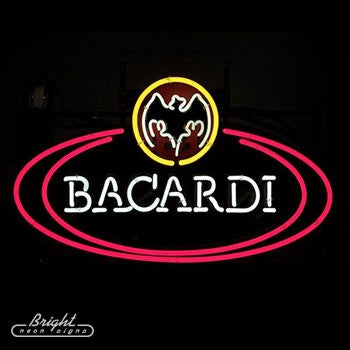 Bacardi Neon Beer Sign