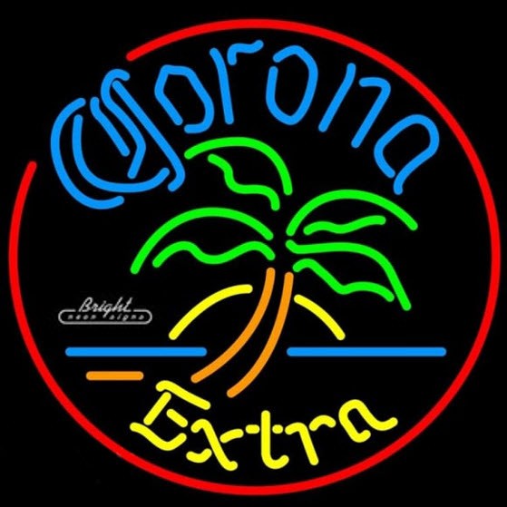 Corona Extra Palm Tree Neon Sign