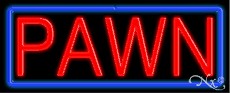 Pawn Neon Sign