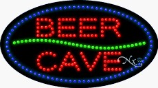 Beer Cave LED Sign