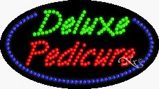 Deluxe Pedicure LED Sign